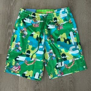 RSVLTS Nickelodeon Slime Time Youth Swim Shorts